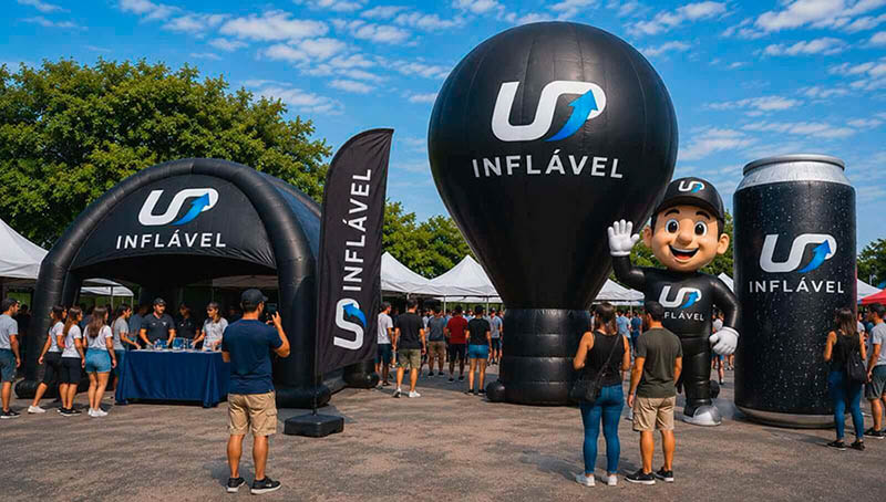 Inflável promocional personalizado