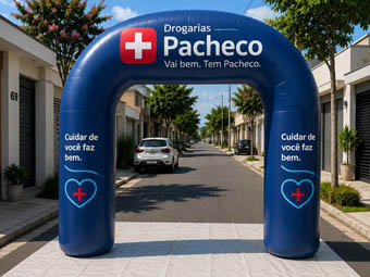 Portal promocional inflável