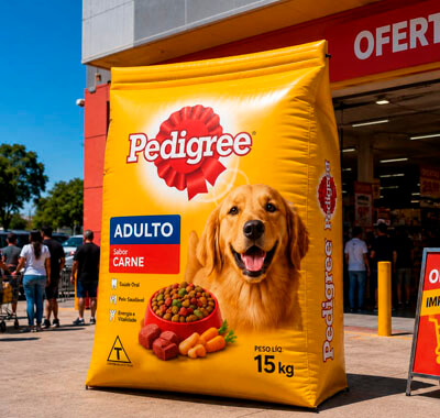 Inflável promocional personalizado
