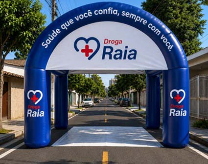 Tenda promocional inflável