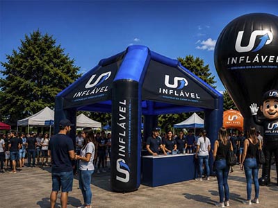 Tenda inflável personalizado
