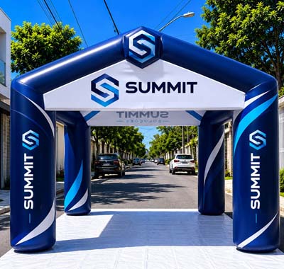 Tenda inflável personalizada